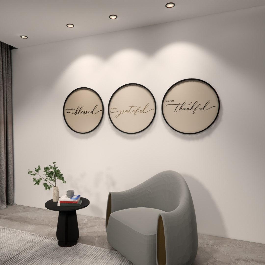 Personalize Your Walls: Handmade Wall Art (combo Of 3) - Image 5