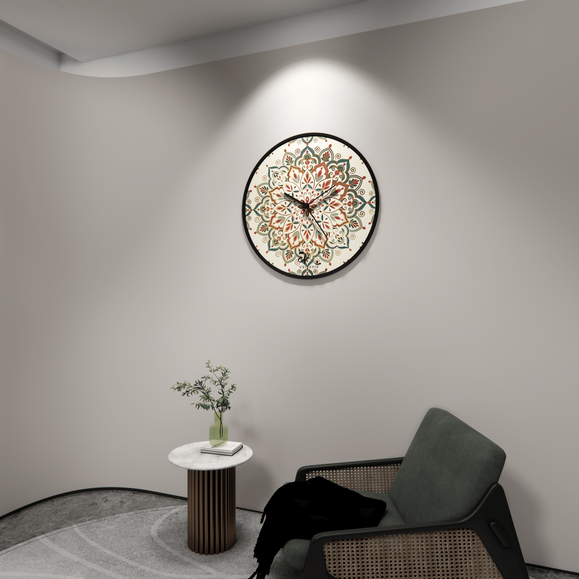 Sacred Wall Clock Art - Image 4