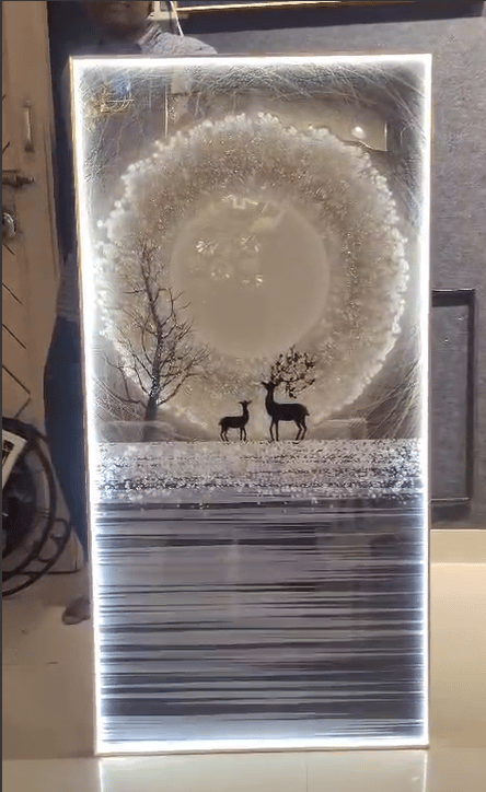 Crystal Luxury Led Wall Art Piece - Image 6
