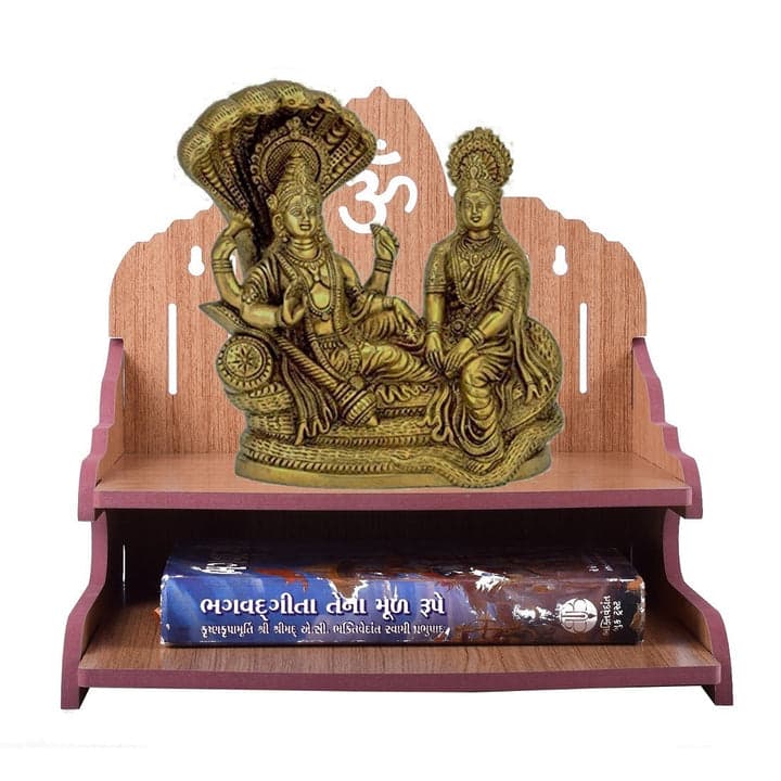 Beautiful Mdf Wooden Temple, Home Wall Mounted - Image 6