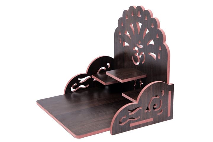 Wooden Handmade Beautiful Wooden Temple Wall Hanging And Table Top Home Temple - Image 16