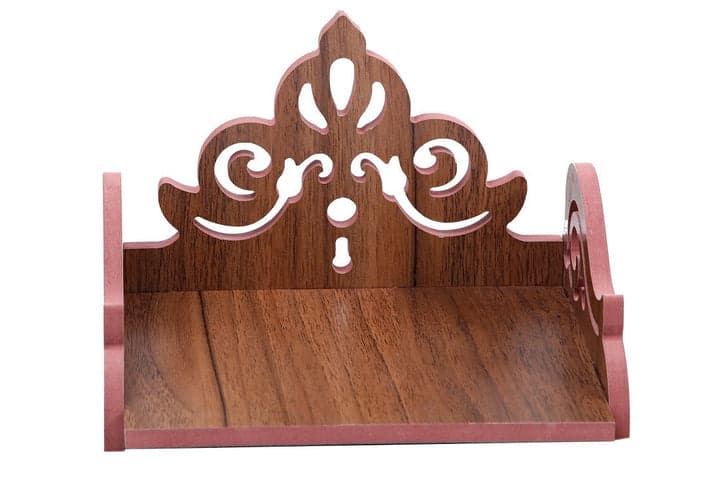Beautiful Mdf Wooden Temple | Pooja Mandir For Home And Office/Wall Mounted Temple | Puja Stand - Image 5
