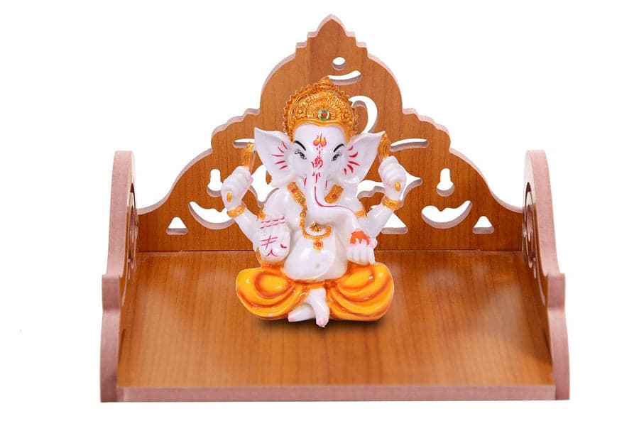 Wall Mounted Wooden Home Temple For Home Or Office Will Definitely Uplift The Positive Vibrations