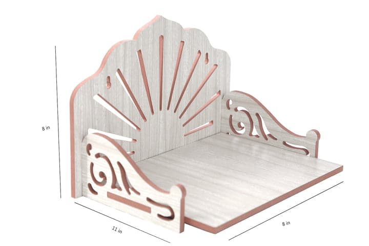 Wooden Temple For Home And Office | Small Temple - Image 14