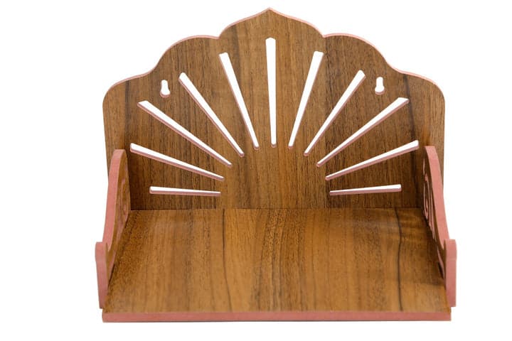 Wooden Temple For Home And Office | Small Temple - Image 10