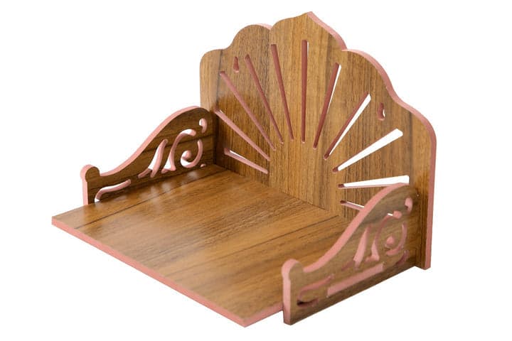 Wooden Temple For Home And Office | Small Temple - Image 12