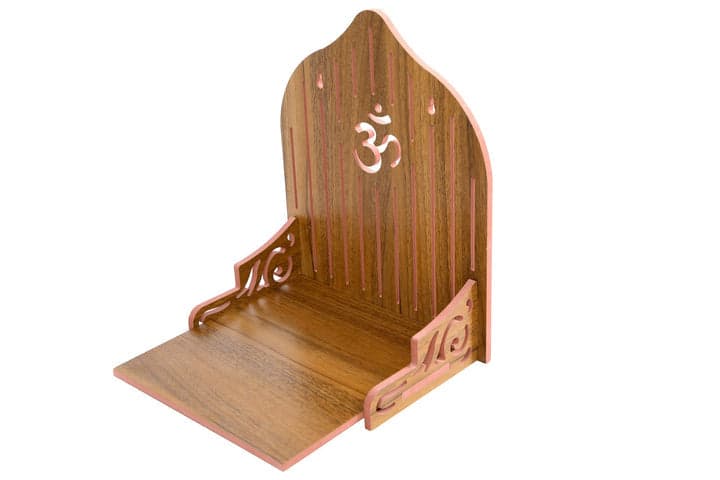 Wooden Attractive Design Om Temple ( 13 X 10 X 10 In ) - Image 4