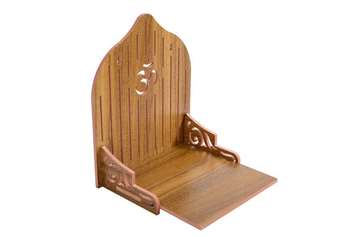 Wooden Attractive Design Om Temple ( 13 X 10 X 10 In ) - Image 5