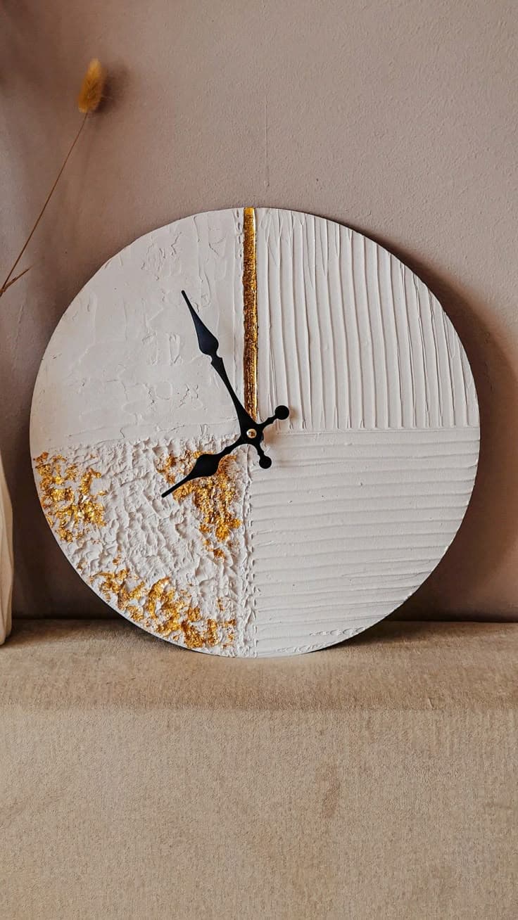 Handmade Customizable Texture Wall Clock - Image 6