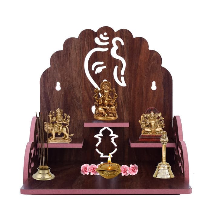 Wooden Small Temple For Pooja Room