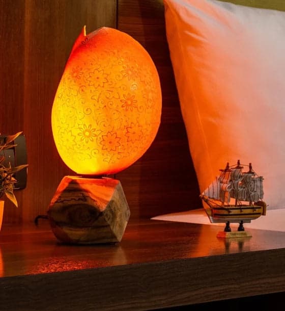 Red Pathiram Lamp (small)