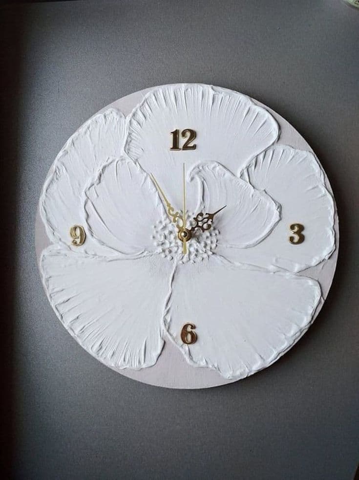 Handmade Customizable Texture Wall Clock