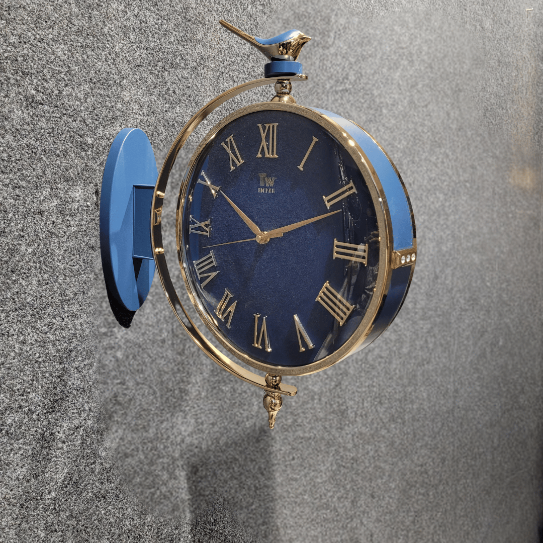 Double Side Hanging Wall Clock