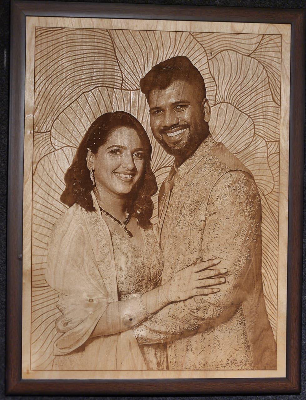 Custom Pyrography Wood Burning Art – Handmade Personalized Home Decor Gift For Loved Ones (a4/A3/A2 Sizes)"