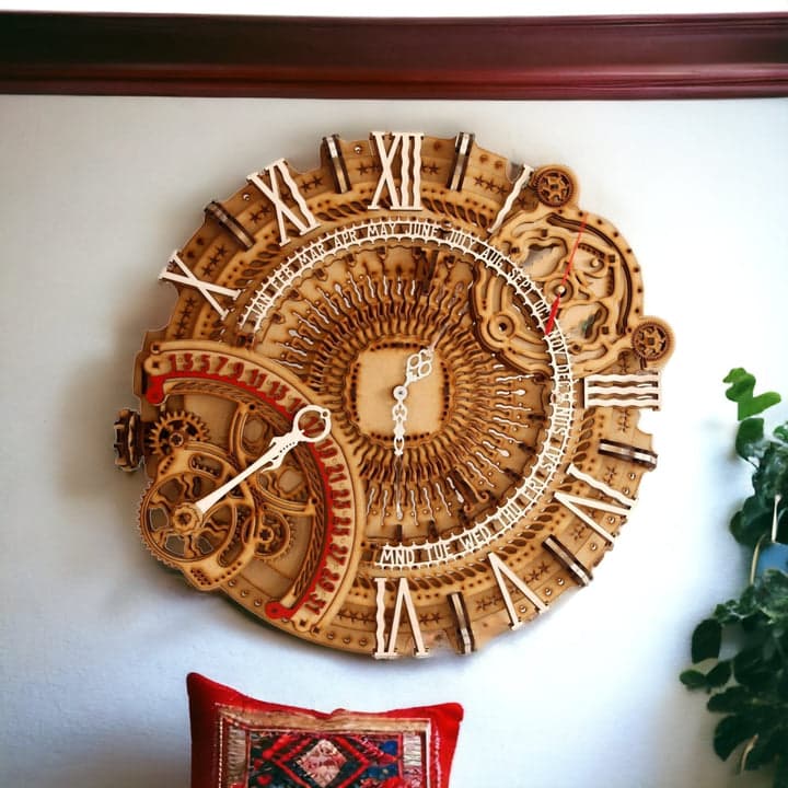 Wooden Wall Clock | Designer Wall Clock | Timeless Elegance : The Beauty Of Wooden Designer Wall Clocks