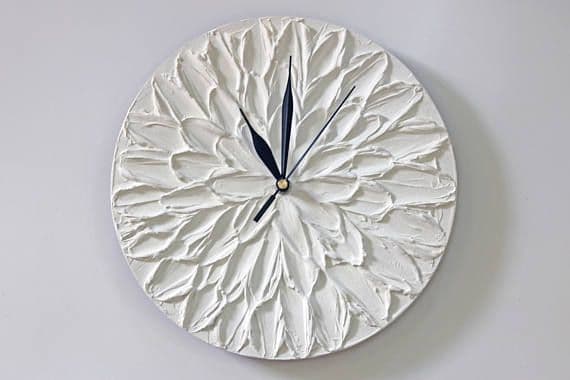 Handmade Customizable Texture Wall Clock - Image 7