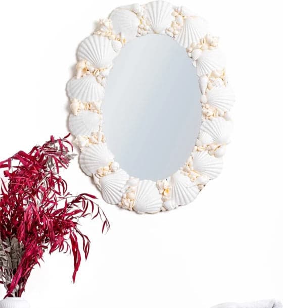 Mirror White Burma Shell