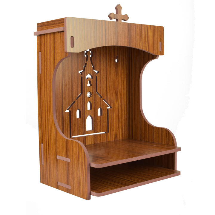 Christian Wooden Wall Hanging Temple for Home and Shop,Office and Home showpiece Temple