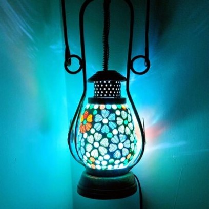 Handcrafted Art Deco Mosaic Lights