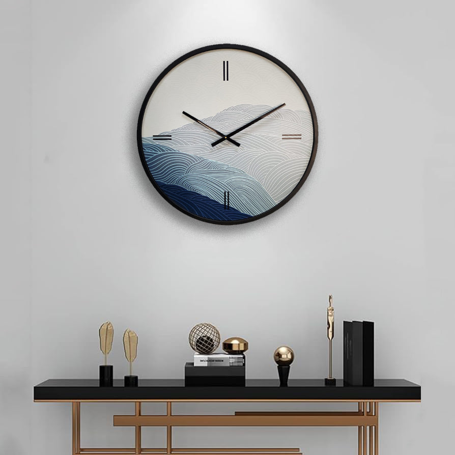 Ocean Vista Wall Clock Art