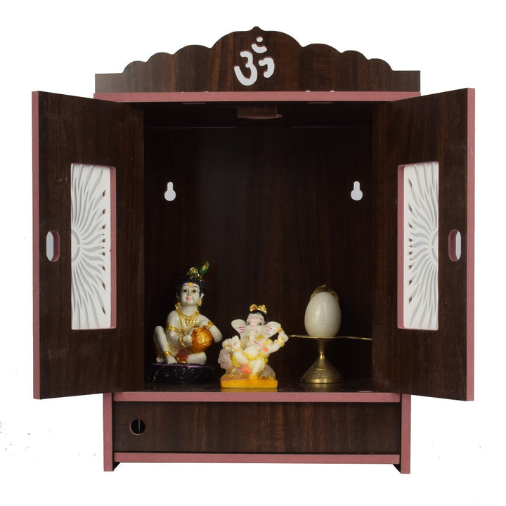 Fully Handmade Beautiful Wooden Home and Office Temple | Pooja Mandir