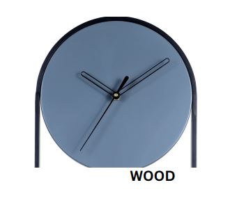 Matte Black Metal Wall Clock