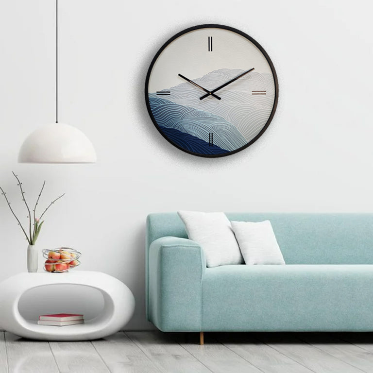 Ocean Vista Wall Clock Art