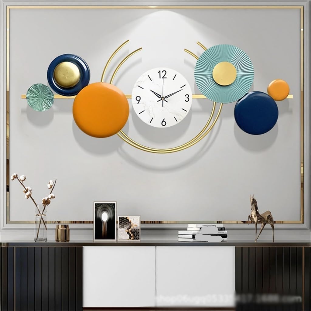 DECORATIVE METALL WALL CLOCK ART