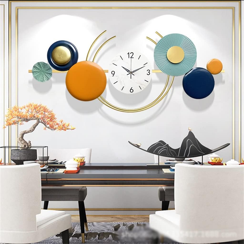 DECORATIVE METALL WALL CLOCK ART