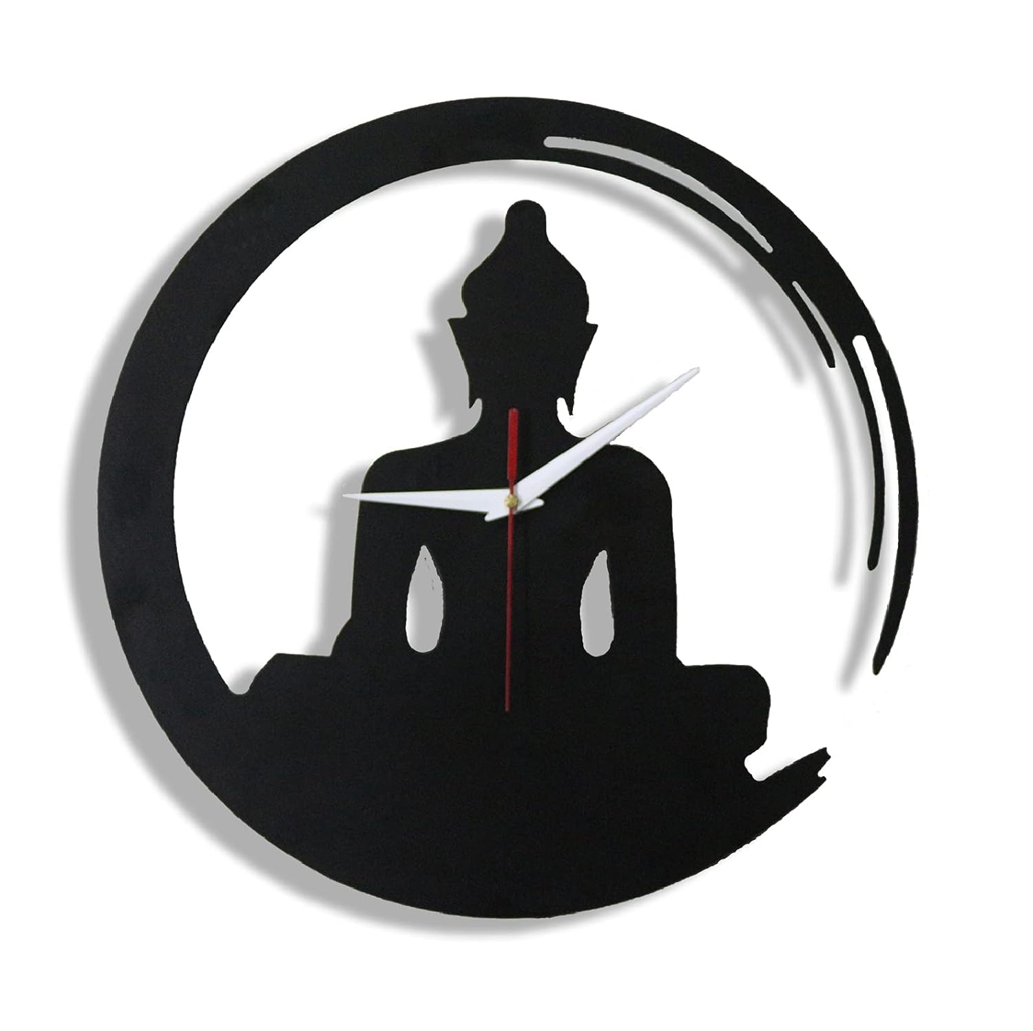 BUDDHA METAL WALL CLOCK ART