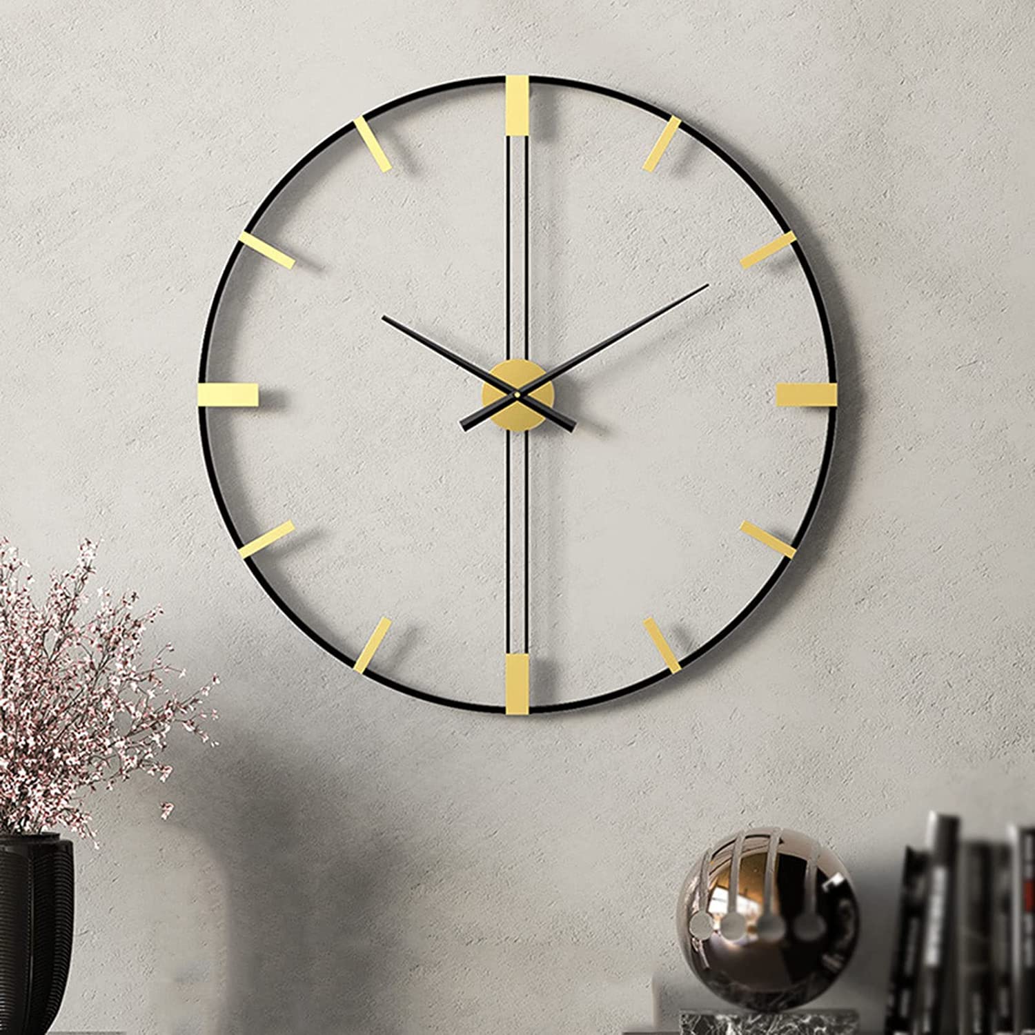 MINIMAL METAL WALL CLOCK