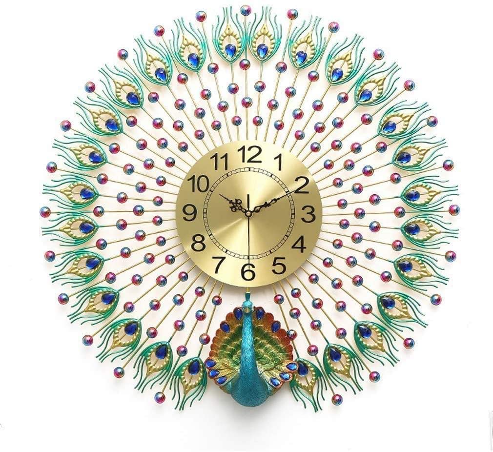 OPEN FEATHER WALL CLOCK ART