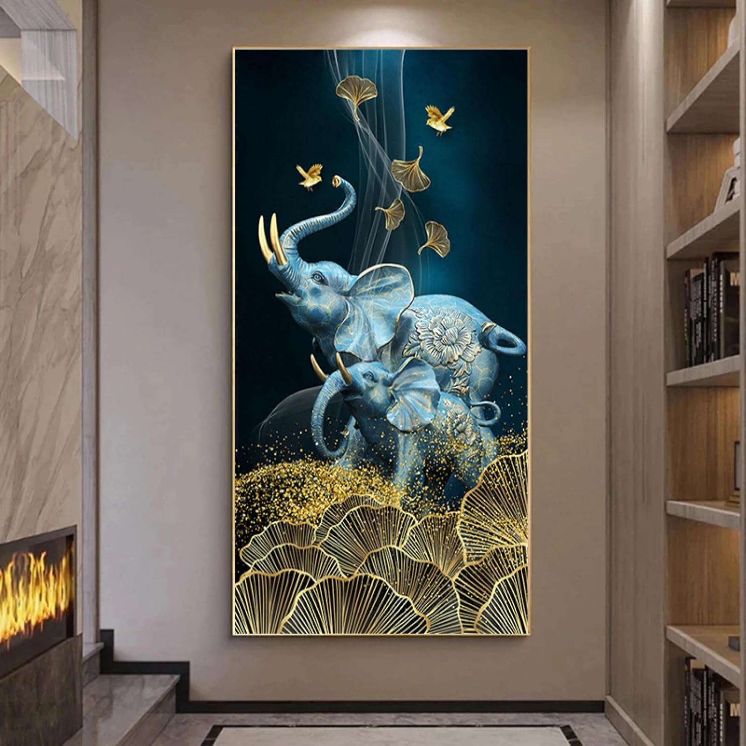 ELEPHANT CRYSTAL WALL ART