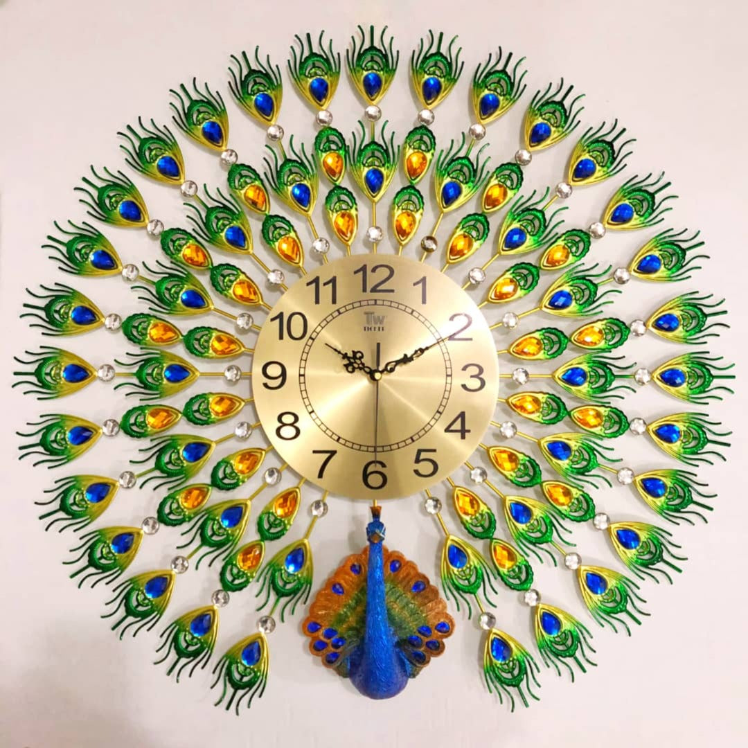 TRADITIONAL METAL WALL CLOCK