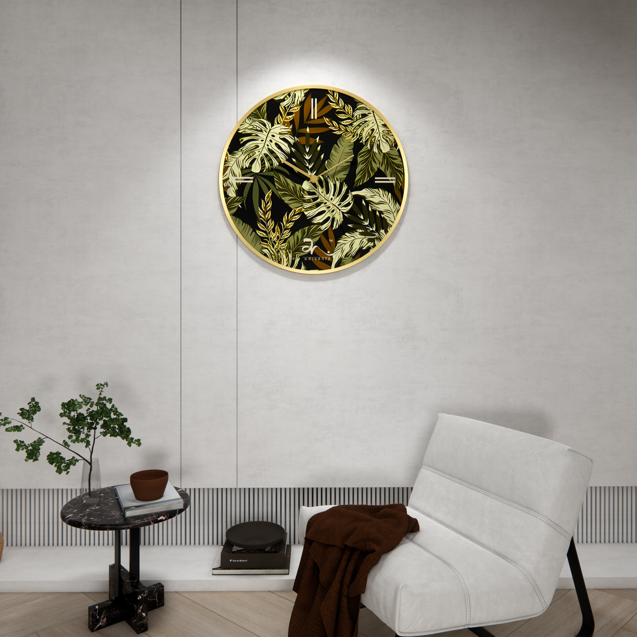 Nature's Rhythm Wall Clock