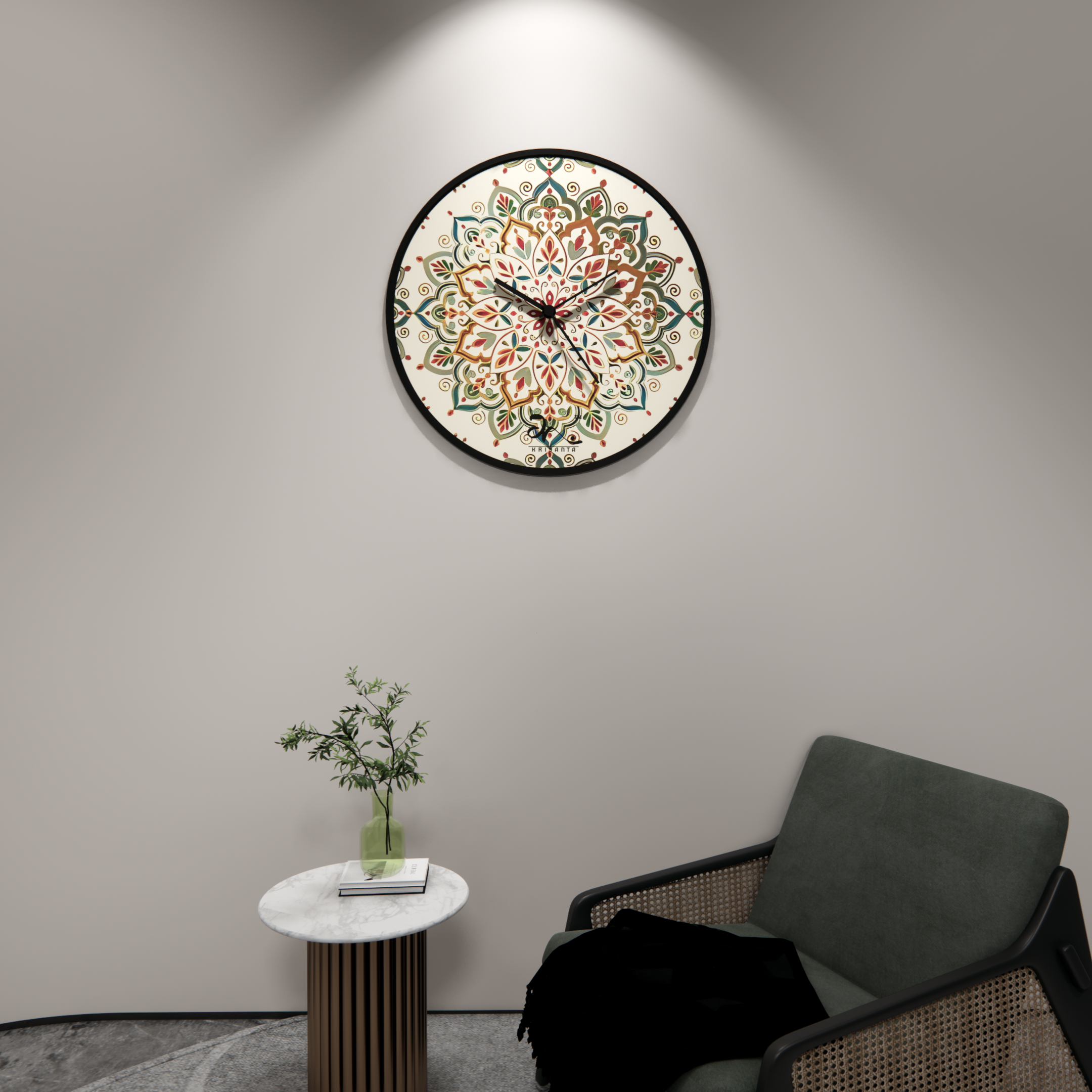 Sacred Wall Clock Art