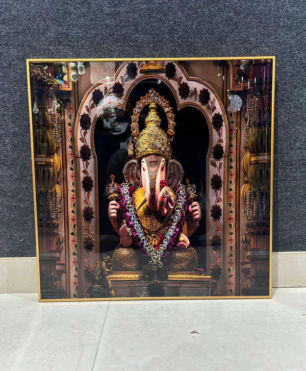 GANESH CRYSTAL WALL ART