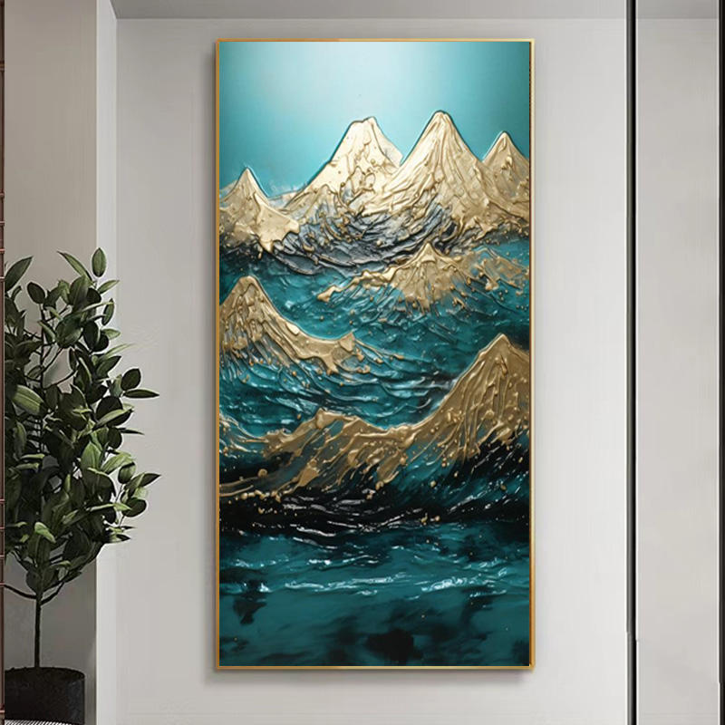 ABSTRCT MOUNTAIN WALL DECOR