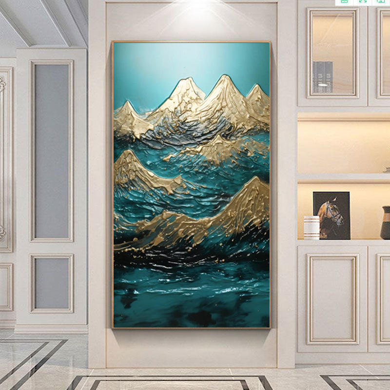 ABSTRCT MOUNTAIN WALL DECOR