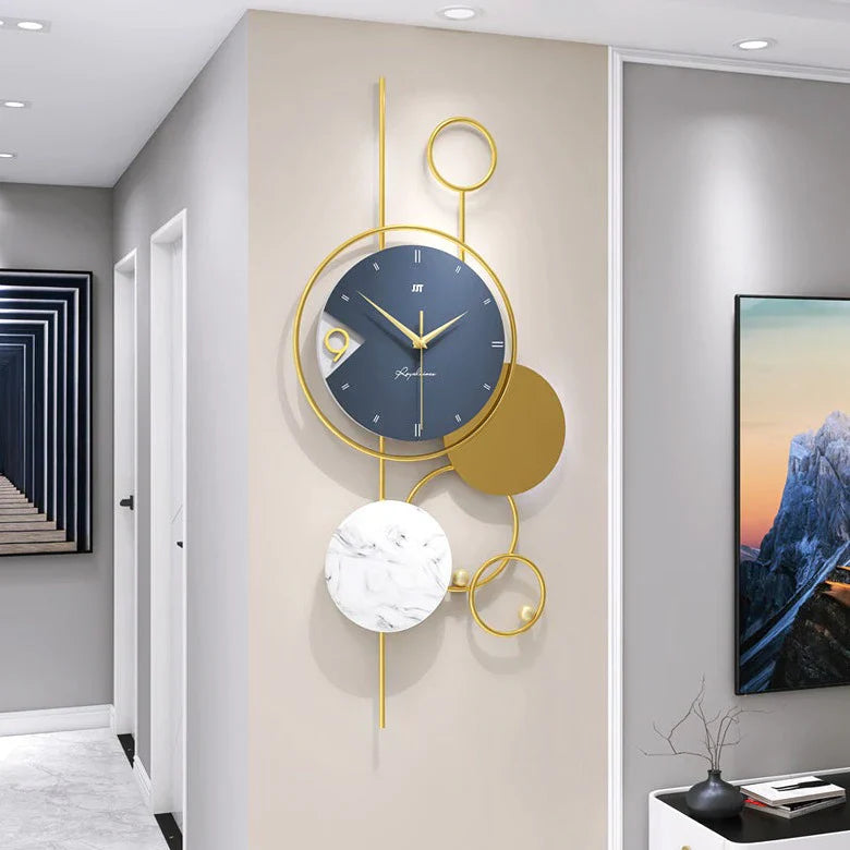 MODERN GEOMETRIC WALL CLOCK ART