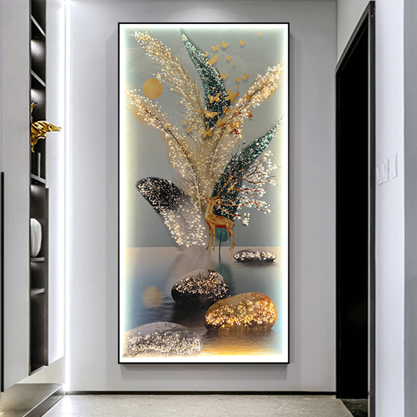 CRYSTAL PORCELAIN LED WALL ART PIECE