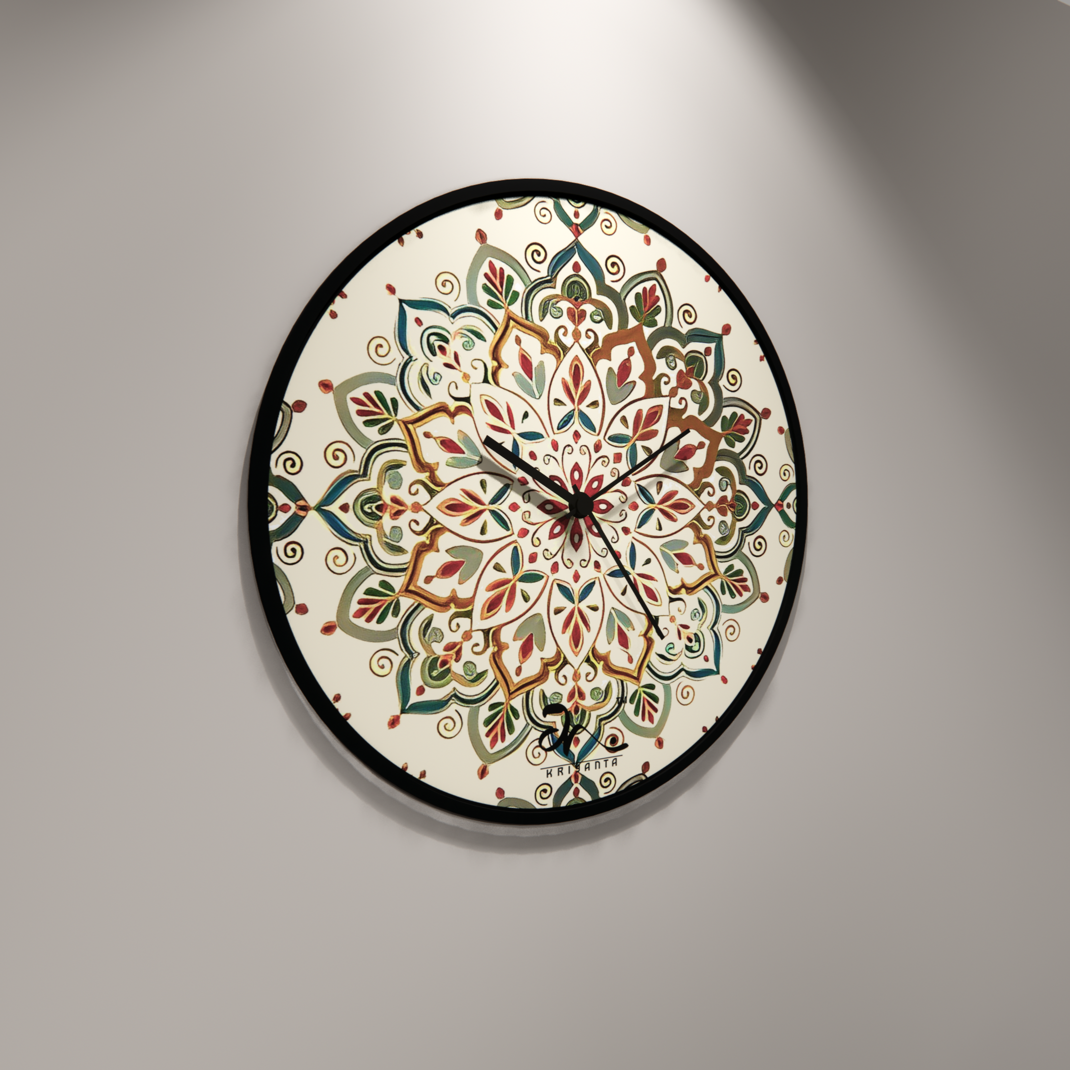 Sacred Wall Clock Art