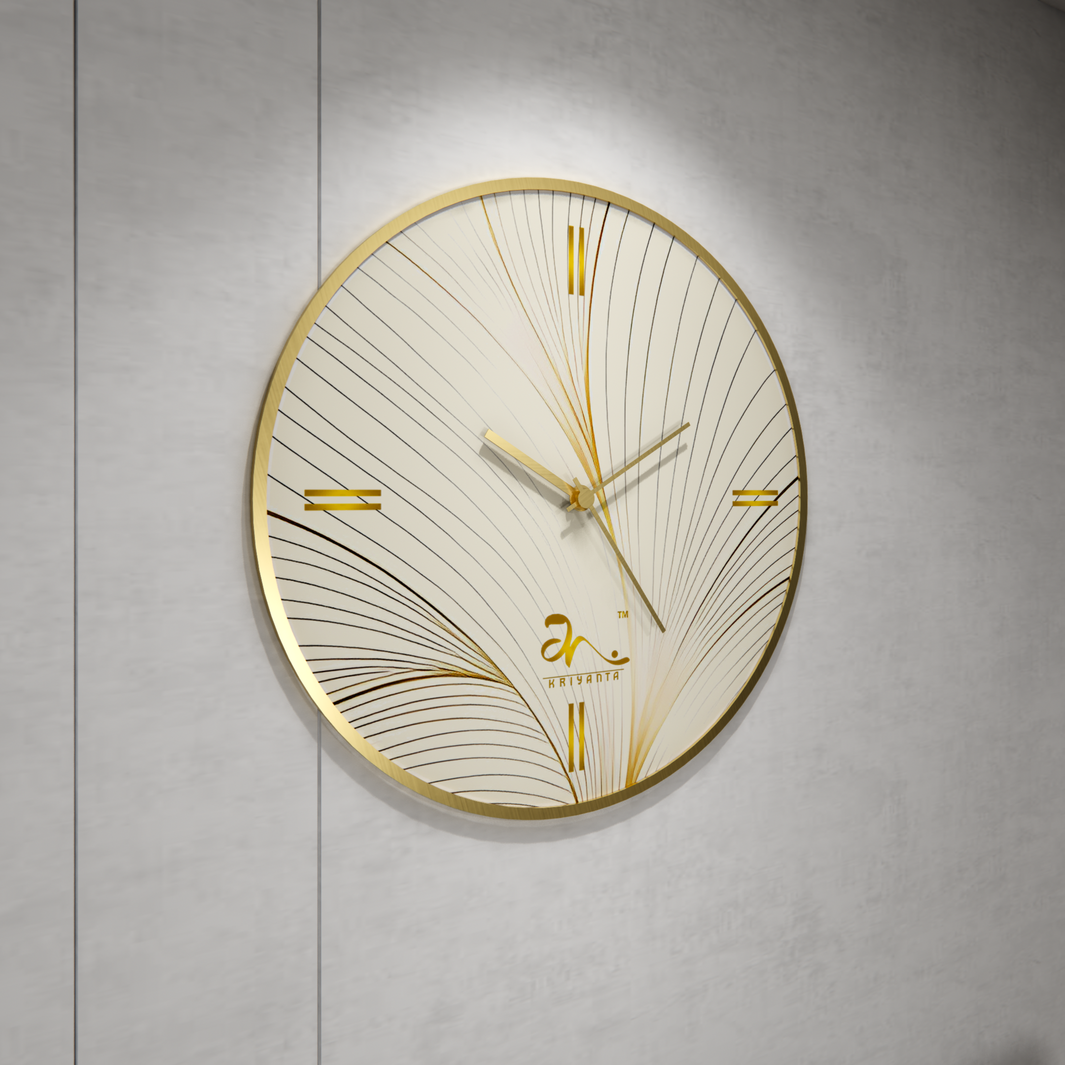 Subdial Echo Wall Clock Art