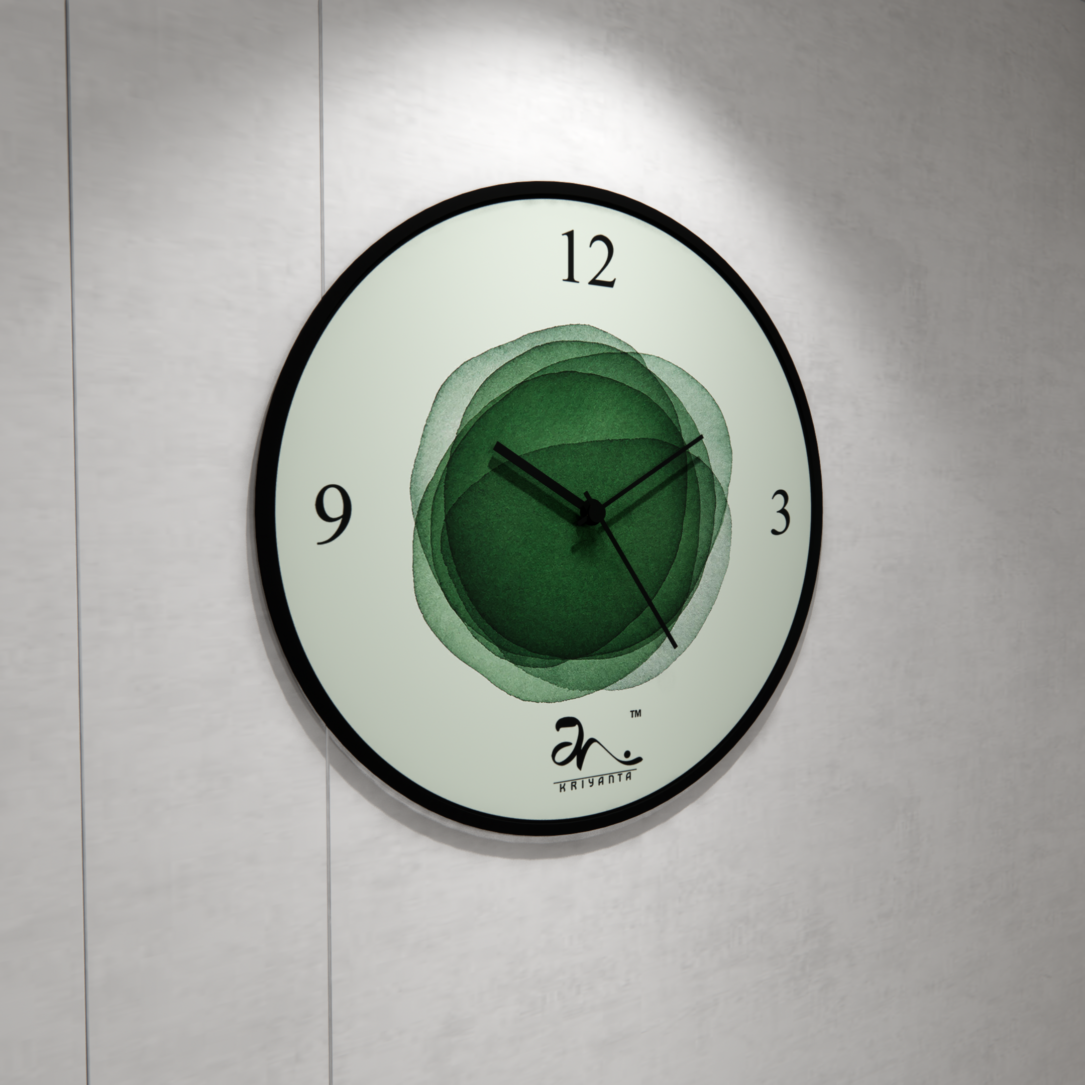 Circles of Prosperity Wall Clock Art