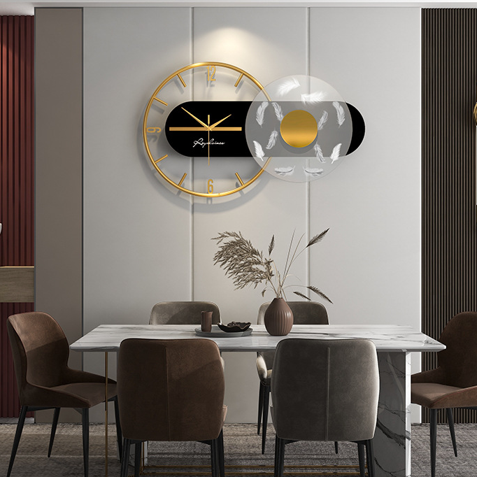 GEOMETRIC WALL CLOCK ART