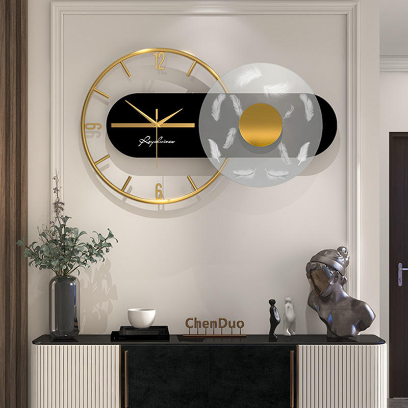 GEOMETRIC WALL CLOCK ART