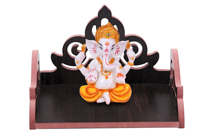 Beautiful MDF Wooden Temple | Pooja Mandir for Home and Office/Wall Mounted Temple | Puja Stand