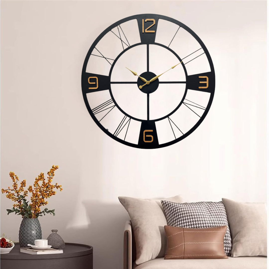 METAL WALL CLOCK