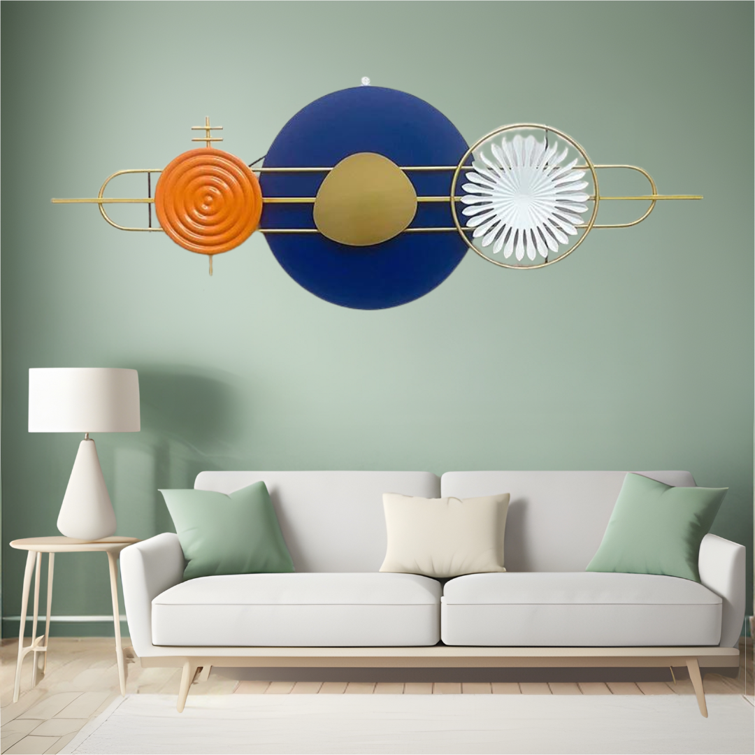 MODERN METAL PLATES WALL DECOR