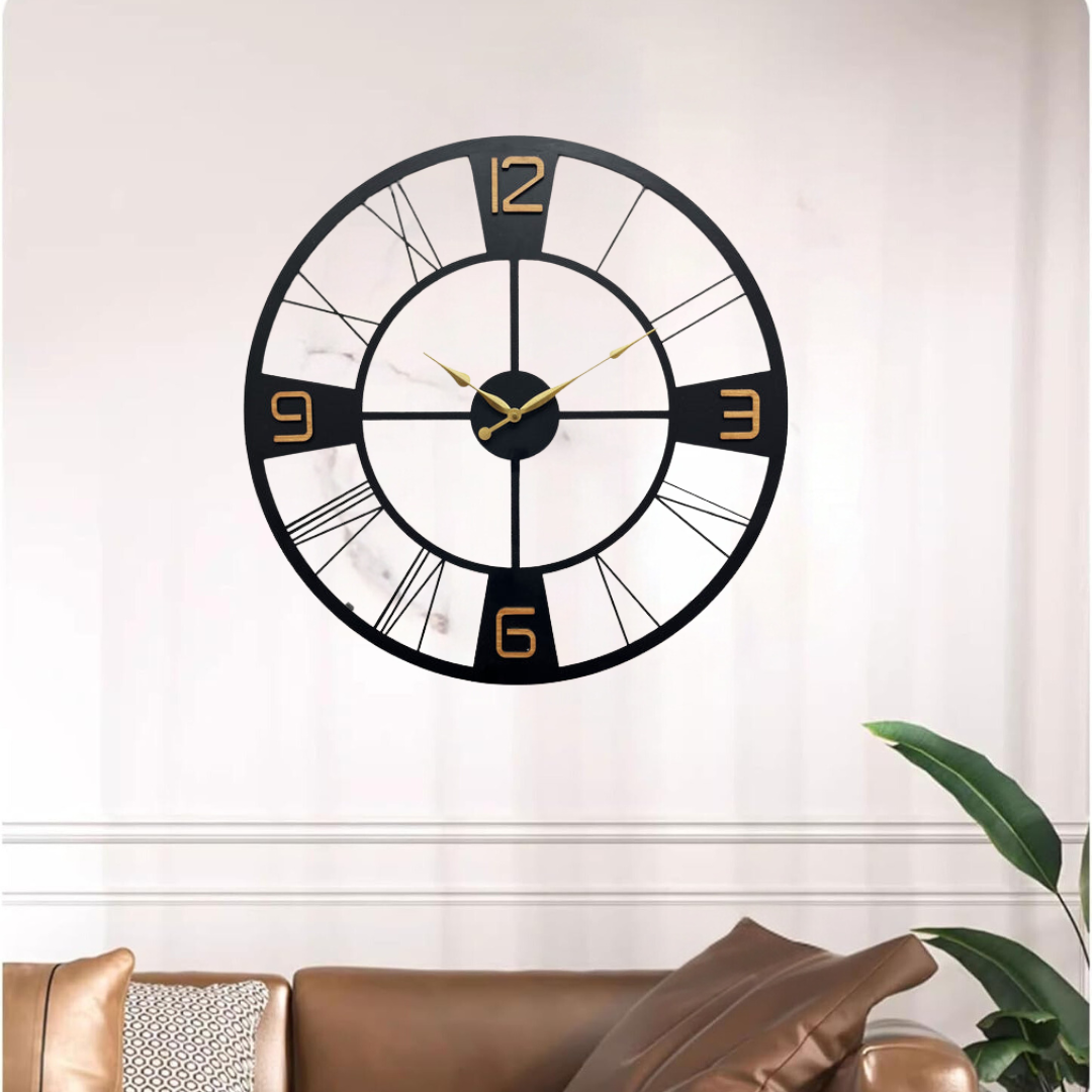 METAL WALL CLOCK